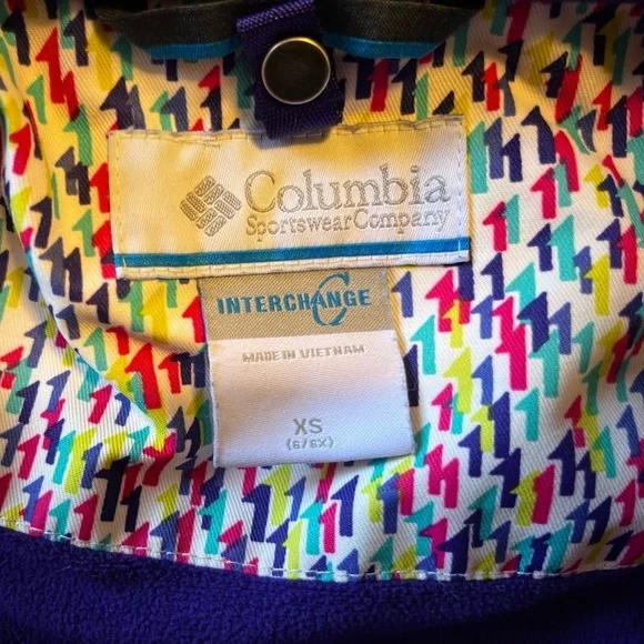 Columbia Outgrown Omni-Heat Bugaboo Coat Kids Size XS 6/6X NO HOOD - Picture 3 of 7